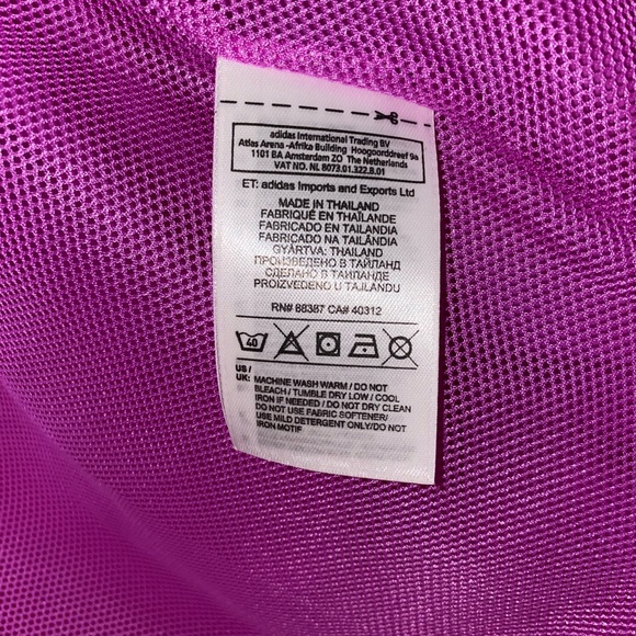 Adidas purple wind breaker. - Picture 5 of 8